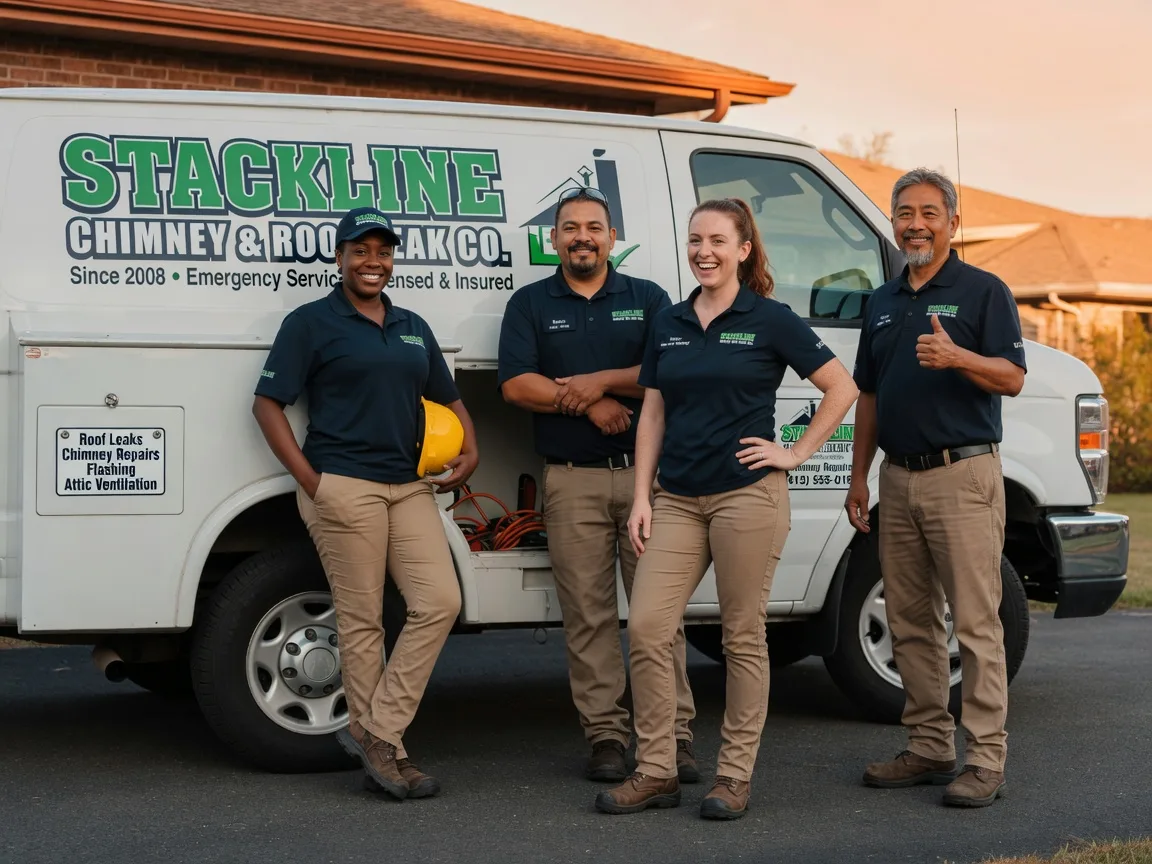 Chimney flashing repair company in Fort Dick, CA